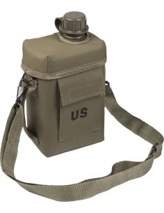 OD PATROL CANTEEN 2 LTR.W.COVER A.STRAP