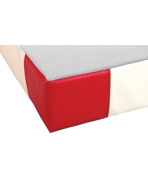 ADDITIONAL SAFETY MAT - SINGLE DENSITY - PVC AND JERSEY COVER - 240 x 200 x 20 cm