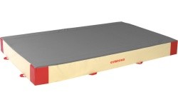 ADDITIONAL SAFETY MAT - SINGLE DENSITY - PVC AND JERSEY COVER - 300 x 200 x 30 cm