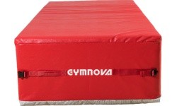Vahtkummist maandumisplokk PVC-kattega, 200 x 100 x 50 cm