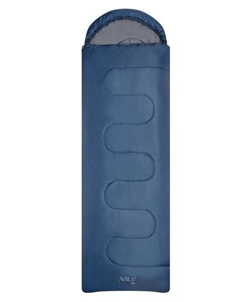 NC2107 DARK BLUE-GRAY SLEEPING BAG SIZE M NILS CAMP