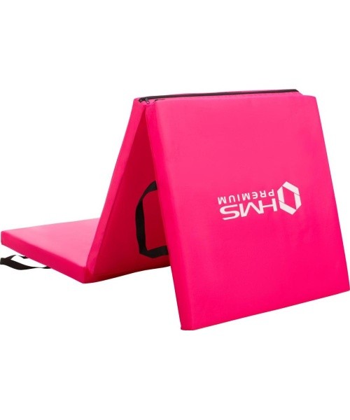 MGS02 GYMNASTIC FOLDABLE MATTRESS 1800x600MM PINK HMS PREMIUM