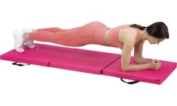 MGS02 GYMNASTIC FOLDABLE MATTRESS 1800x600MM PINK HMS PREMIUM