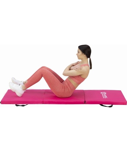 MGS02 GYMNASTIC FOLDABLE MATTRESS 1800x600MM PINK HMS PREMIUM