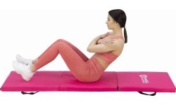 MGS02 GYMNASTIC FOLDABLE MATTRESS 1800x600MM PINK HMS PREMIUM