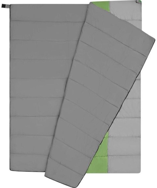 NC2011 GRAY-GREEN DOUBLE SLEEPING BAG NILS CAMP