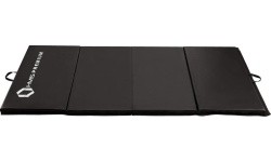 Gymnastic Foldable Mattress HMS Premium MGS01 2400x1200mm, Black