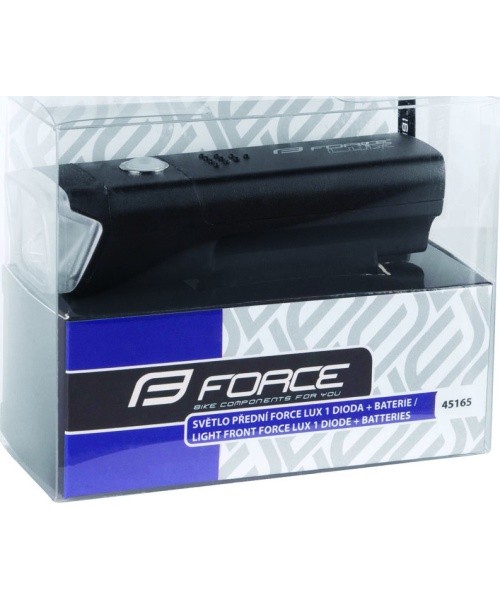 Esilaternа FORCE Lux 100LM patareidega (must)