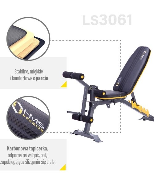 LS3061 BARBELL BENCH HMS PREMIUM