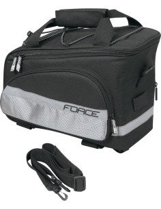 Pakiraami kott FORCE Slim 9 liitrit, must