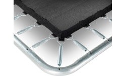 EXIT Silhouette trampoline 214x305cm - black Outdoor Rectangular Coil spring Above ground trampoline