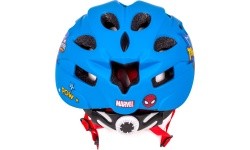 SPIDERMAN kiiver, in-mold, 52-56 cm (sinine/punane)