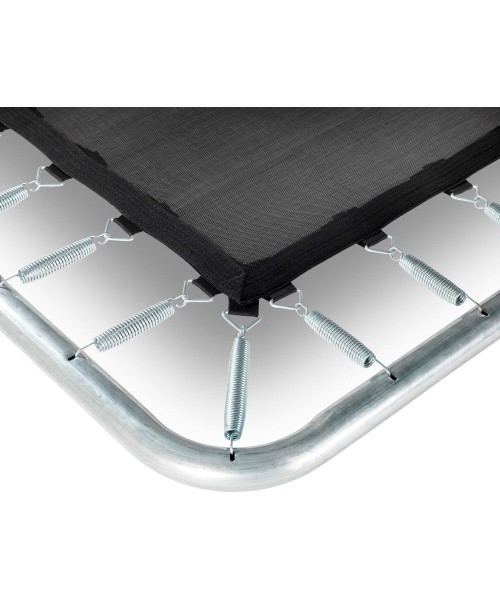 EXIT Silhouette ground trampoline 153x214cm with safety net - green