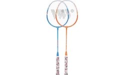 ALUMTEC 55K BADMINTON ROCKET SET + 3 PIECES SHUTTLECOCKS WISH