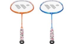 ALUMTEC 55K BADMINTON ROCKET SET + 3 PIECES SHUTTLECOCKS WISH