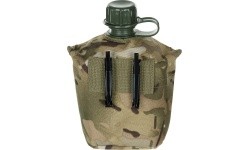 Plastikust välipudel kattega MFH Operation-Camo, 1 l
