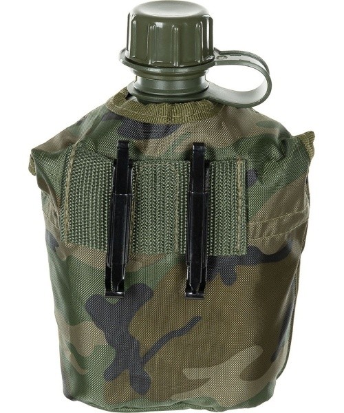 MFH canteen in pouch - woodland