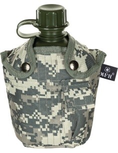 Pastic Canteen with Cover MFH - AT Digital, 1l
