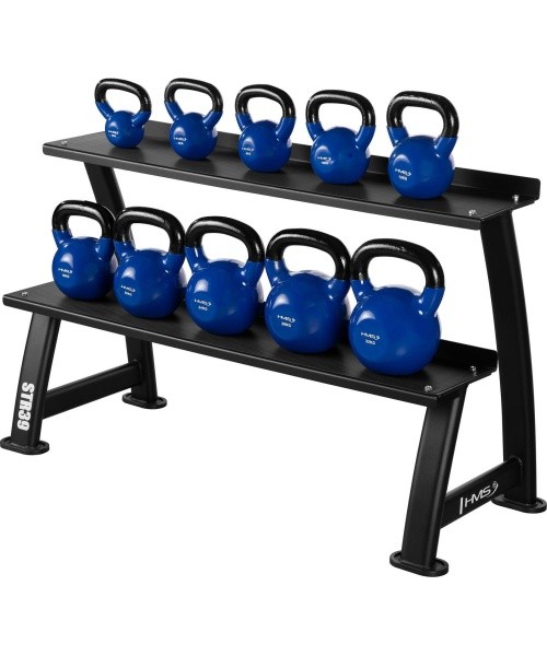 STR39 DOUBLE LEVEL KETTLEBELL RACK COMMERCIAL HMS