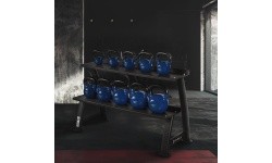 STR39 DOUBLE LEVEL KETTLEBELL RACK COMMERCIAL HMS