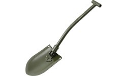 Folding Spade MFH - Green, Steel