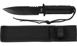 Nuga FoxOutdoor - must, fikseeritud tera