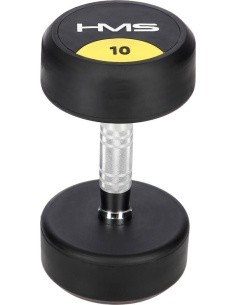 Kummikattega hantel HG PRO HMS - 10 kg