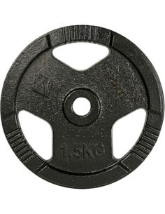 Cast Iron Weight Plate inSPORTline Hamerton Black 1.25 kg, 30 mm
