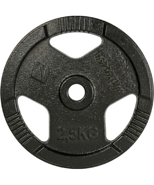 Cast Iron Weight Plate inSPORTline Hamerton Black 2.5 kg, 30 mm