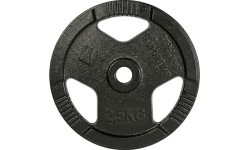 Cast Iron Weight Plate inSPORTline Hamerton Black 2.5 kg, 30 mm