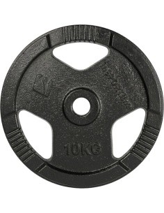 Cast Iron Weight Plate inSPORTline Hamerton Black 10 kg, 30 mm