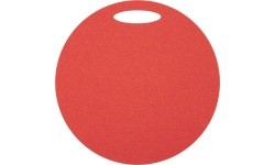 Ümmargune istumismatt Yate, 1-kihiline, läbimõõt 35 cm, punane