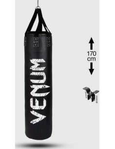 Poksikott Venum Challenger, 170 cm, täidetud – must