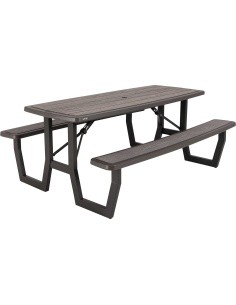 Picnic Table Lifetime Rough-Cut, Foldble