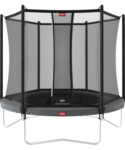 BERG Favorit Regular 270 batuut, hall + turvavõrk Comfort