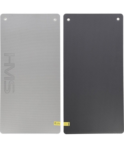 Fitnness Mat HMS Premium MFK07 Light Grey-Black, 120x60cm, EVA 15mm