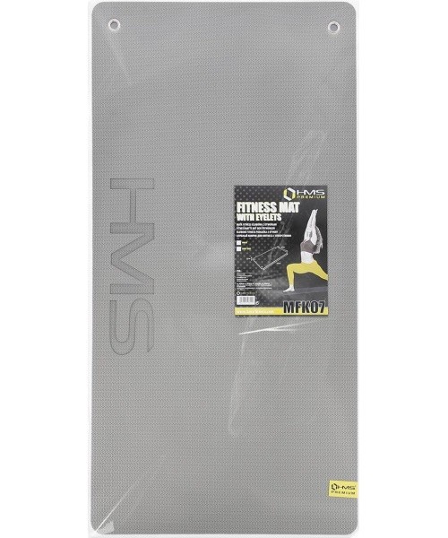 Fitnness Mat HMS Premium MFK07 Light Grey-Black, 120x60cm, EVA 15mm