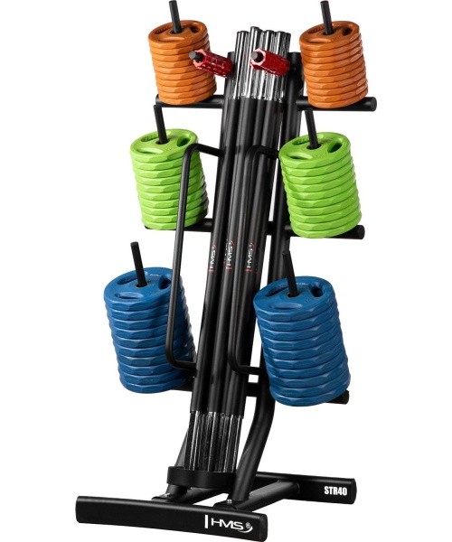 STR40 WEIGHT AND BARBELL TRAINING PUMP RACK COMMERCIAL HMS