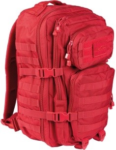 Seljakott US Assault Large, signaalpunane