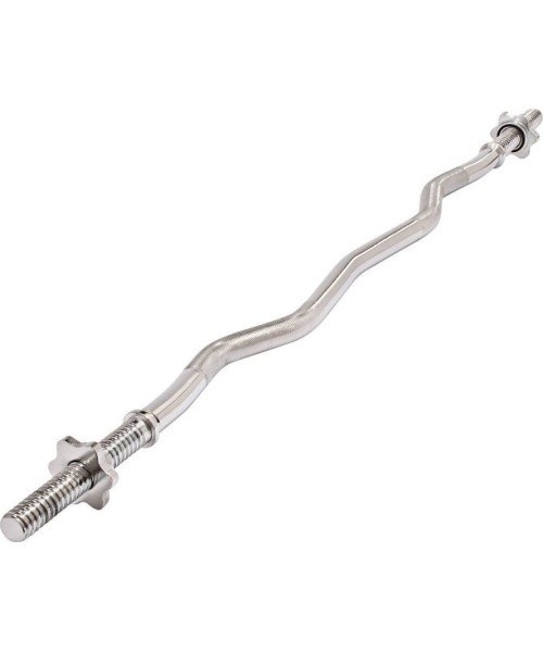 Curled Barbell Bar Marbo MW-G120L-EX-SR, 30mm, 120cm