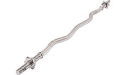 Curled Barbell Bar Marbo MW-G120L-EX-SR, 30mm, 120cm