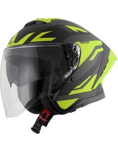 Motorcycle Helmet W-TEC Voltik Graphic - Yellow
