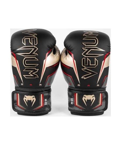 Venum Elite Evo poksikindad, must/kuld/punane