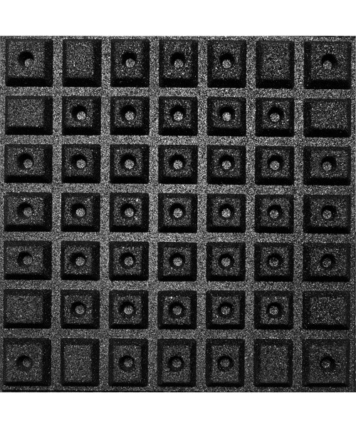 Kummiplaat Antishock - Mosaic SBR 10%, must