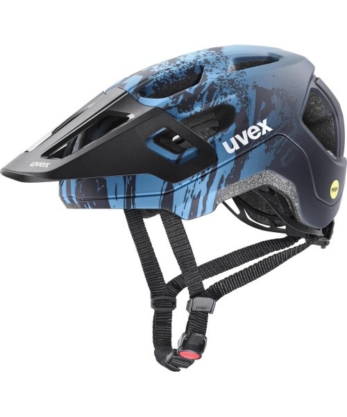 Uvex React Jr. MIPS helmet, azure - deep space matt