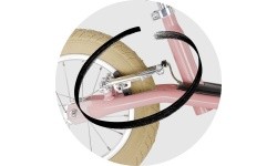 Balance bike PUKY LR XL Br Classic retro-rose