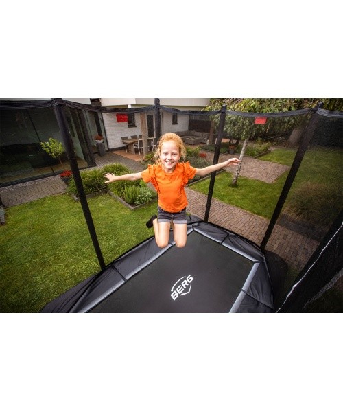 BERG Ultim Favorit InGround 280 Green + Safety Net Comfort