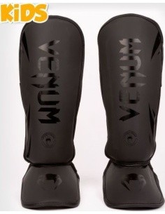 Venum Challenger Kids Shin Guards - Black/Black