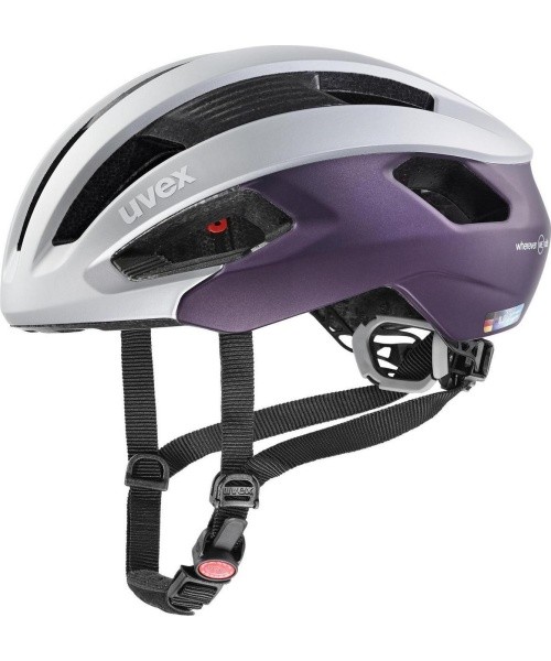 Uvex Rise cc silver-plum WE helmet, 52-56 cm
