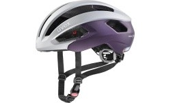 Uvex Rise cc silver-plum WE helmet, 52-56 cm